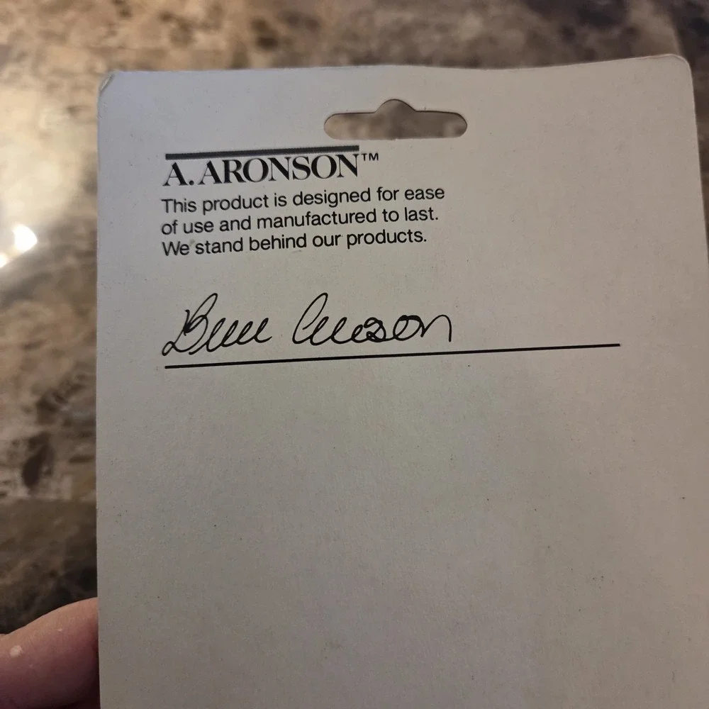 A. Aronson Stainless Steel Plane plastic handle cheese vegetables diswasher safe
